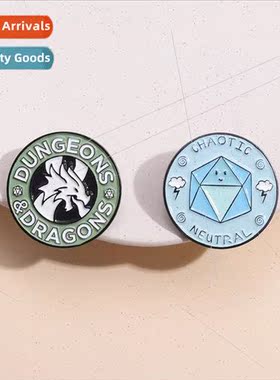 Game cartoon brooch pin creative dungeon series cartoon seco