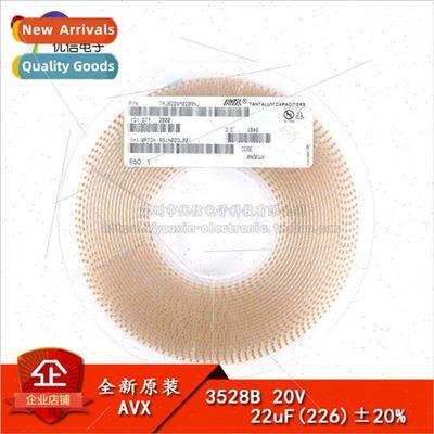 al Genuine SMT Tantalum Capacitor 3528B 22uF±20% 20V TAJB22