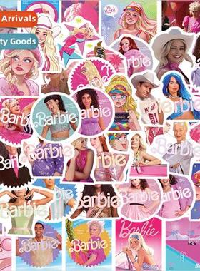 50 real girl barbie stickers decoration cell phone case wate
