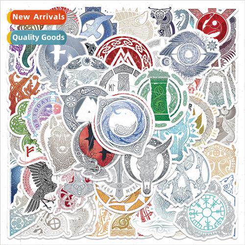 50 new wonderland art icon graffiti stickers waterproof cell