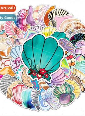 50 shell cartoon luggage stickers creative graffiti waterpro