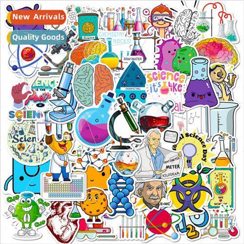 50 lab setup stickers physical chemistry equipment cartoon s