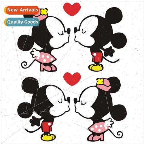 Car Mickey Mouse stickers cute cartoon Minnie door to sticke