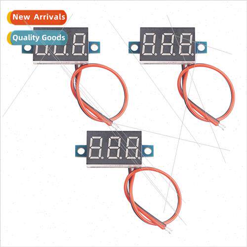 DIY red blue green digital tube 4V-40V DC voltmeter module