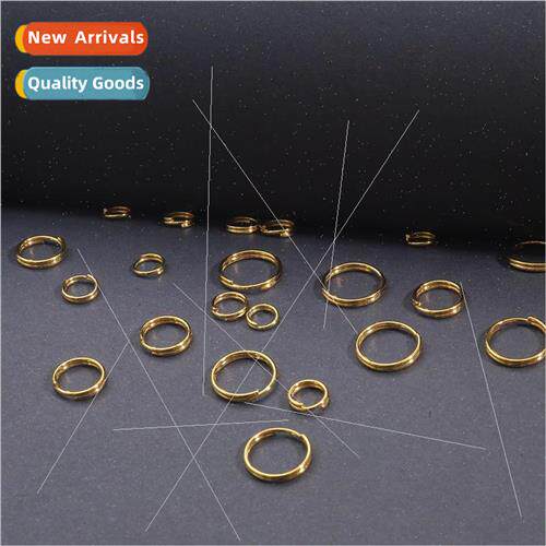 Handmade diy jewelry accessories iron double ring connecting