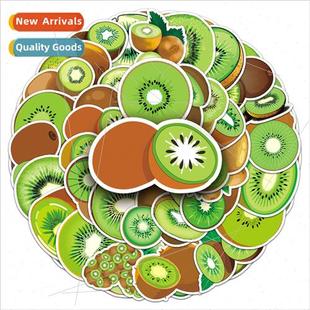 fruit cartoon food graffiti decorati waterproof kiwi
