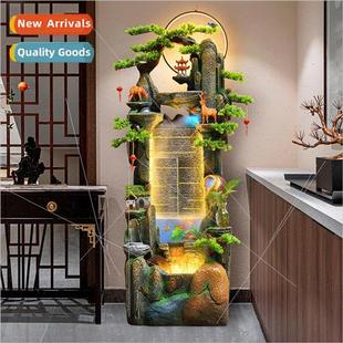 ornaments fountain fish tank living Rockery decorative water