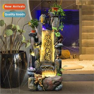 villa fountain garden decoration crea Wigwam balcony flowing