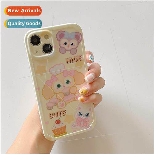 ins cute cartoon cake cake 适用 iPhone 13/14promax phone cas