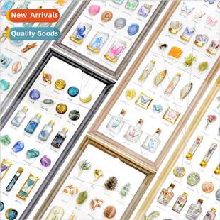 Perfume bottle drift bottle crystal hot stamping stickers ch