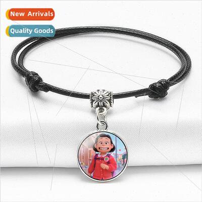 turning red cartoon image time gem simple bracelet black you