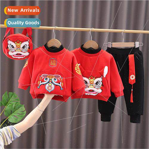 2023 Year of the Dragon new childrens boys suit girls jacket