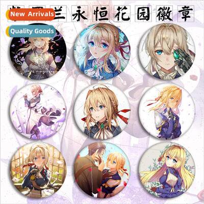 Anime Badge Violet Eternal Garden Violet Evegarden Hawkins B