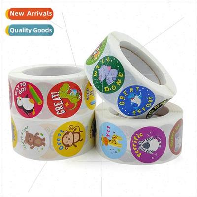 Elementary school students inspirational stickers cute anima