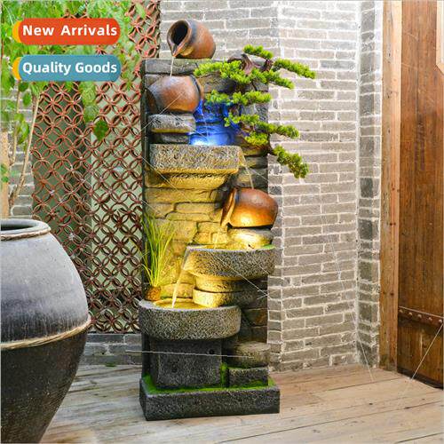 2020 new large floor rockery running water ornaments living