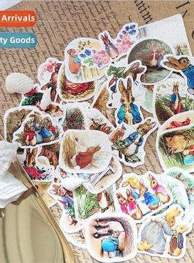 40/pack retro cute flowers and plants rabbit handbook notebo