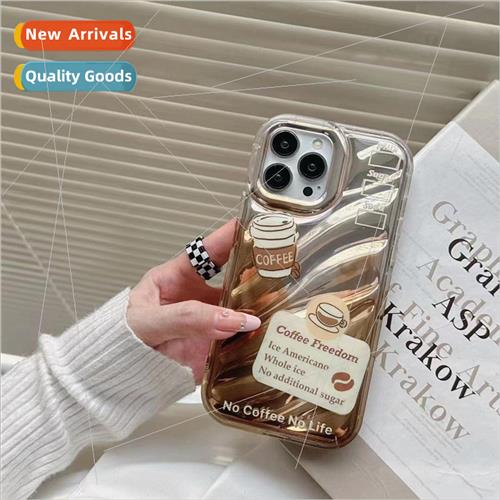 Niche Swoosh Coffee Label 适用 Apple 13 Phone Case iPhone 14