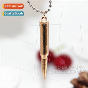 SONS OF CHAOS SONS JAX wears extra-long bullet pendant neckl