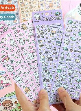 Doodle stickers cute cartoon border letters handbook sticker