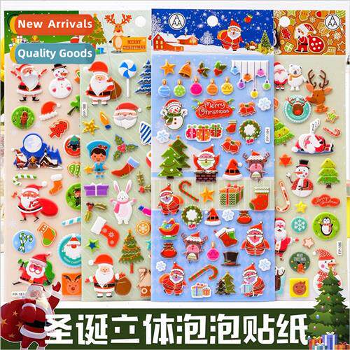 Santa Claus stickers 适用 children Christmas Day decoration