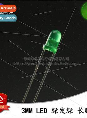 3MM/F3 Green LED ght Emitting Diode Round LED Green Super Br