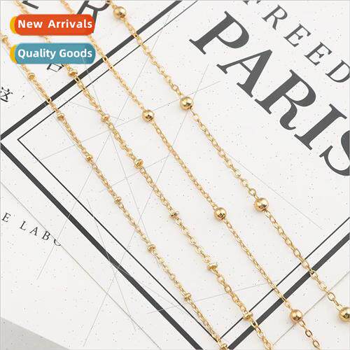 Copper plating 18K real gold chain making necklace bracelet