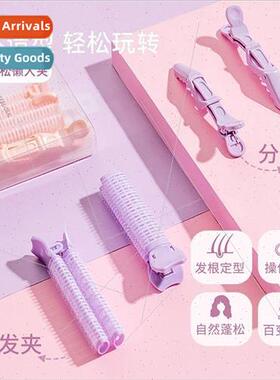 Hair root fluffy clip bangs styling curly hair clip artifact