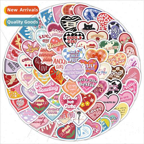 100 cartoon love graffiti stickers childrens stationery scoo