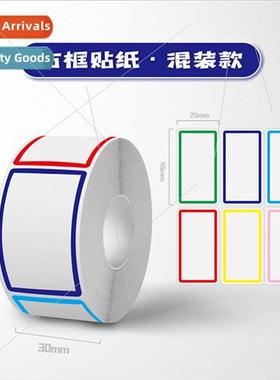 250 Stickers Blank Colorful Name Stickers Home Storage Sorti