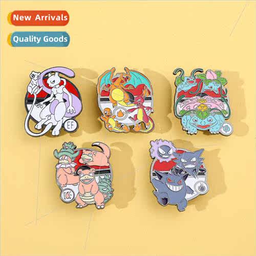 Japanese creative cartoon Pokémon pin Pokémon anime elf ba