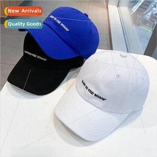 summer hat the Korean and spring female blue Klein