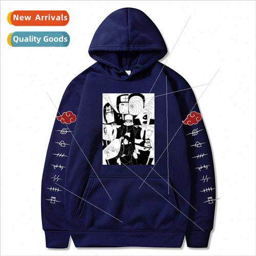 Spring and Autumn Anime Naruto Padded Hooded Loose Sports Sw