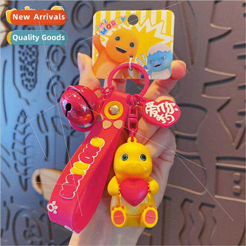 milk dragon keychain female delicate boys car key pendant cu