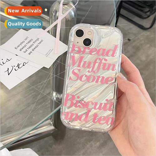 Simple Pink English 13/12ProMax Inside Twill Apple 14 Case i