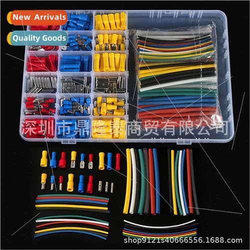 Crimp terminal connector 350 terminals + 328 2:1 black heat