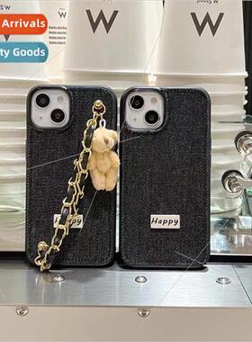 Sweet Cool Hottie Cowboy Bear Wristlet 适用 15ProMax New iPh
