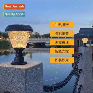 led outdoor Solar vil landscape garden plug lights