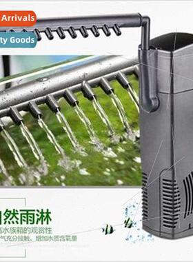 Small Mini Built-in 3-in-1 Fish Tank Filter Pump Turtle Tank