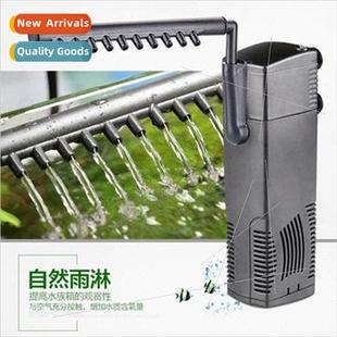 Fish Turtle Built Pump Filter Tank Mini Small