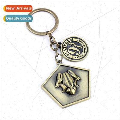 Movie and TV  keychain nine and three-quarter frog alloy key