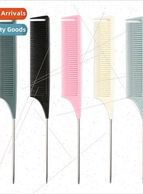 Picking pointed tail comb hair coloring brush styling plasti