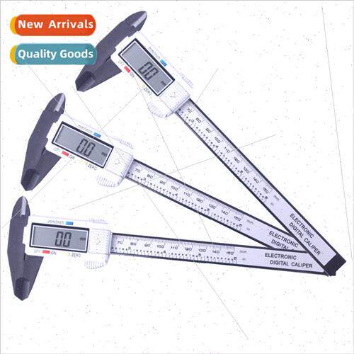 0-150mm with depth rod carbon plastic electronic vernier dig