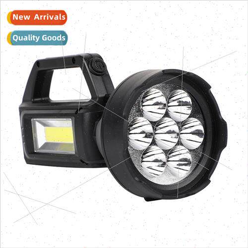 New solar portable light USB charging volume display flashli