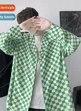 Black fried set small suit short checkerboard checkerboard l