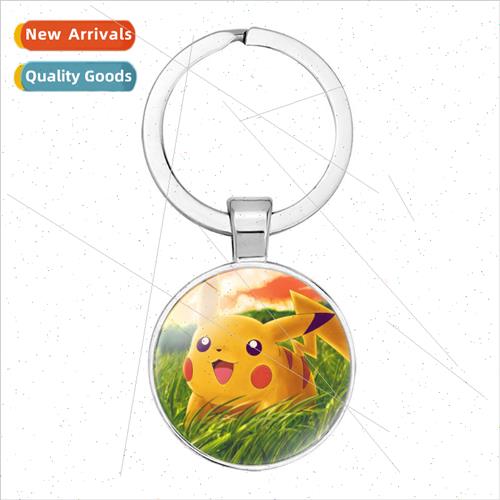 Pet Genie Digital Treasure Pokémon Pikachu Time Gem Keychai