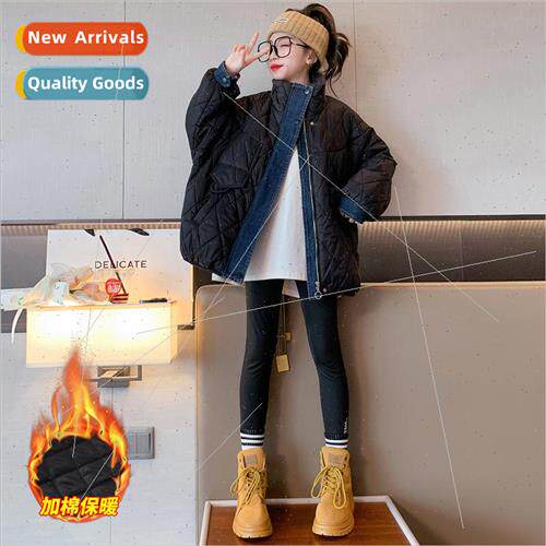 Girls light cotton jacket 2023 new winter children Korean  o