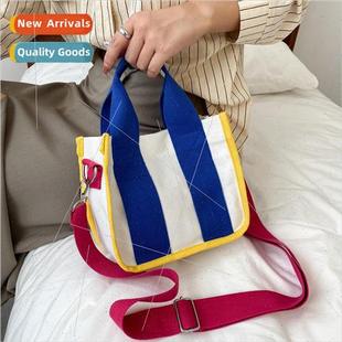 适用eign canvas hit new casual fashionable bag 2022 small
