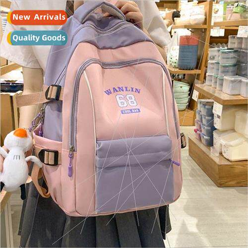 Double shoulder backpack students Japanese Korea large capac