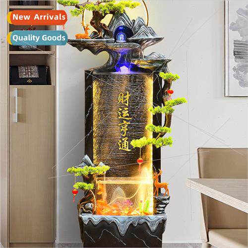 Chinese wigwam flowing fish tank ornaments indoor water recy