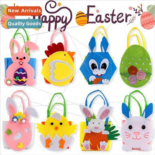 New felt handbags children Easter eggs candy gift bags carto